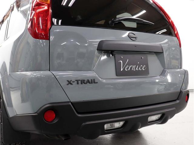 エクストレイル ２０Ｓ　新品社外アルミホイール　新品ＢＦグッドリッチオールテレーンタイヤ　インナーブラックペイント済ファイバーＬＥＤウィンカー連動カスタムヘッドライト　マットブラック塗り分け　ルーフレール　カプロンシート（17枚目）