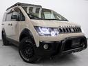 デリカＤ：５ Ｍ　電動スライドドア　社外ナビＴＶ　新品社外ＡＷ　新品ＢＦＧタイヤ　新品バスターズルーフラック　新品ブルバー　新品オーバーフェンダー　新品リアラダー　ファイバーＬＥＤイカリング付カスタムヘッドライト（5枚目）