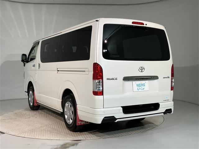 ハイエースバン スーパーGL ダークプライムII 41722キロ 衝突被害軽減ブレーキ ディーゼル AWD オーディオレス TRDパーツ 禁煙車 後席ヒーター スマートキー LEDヘッドランプ(4枚目)