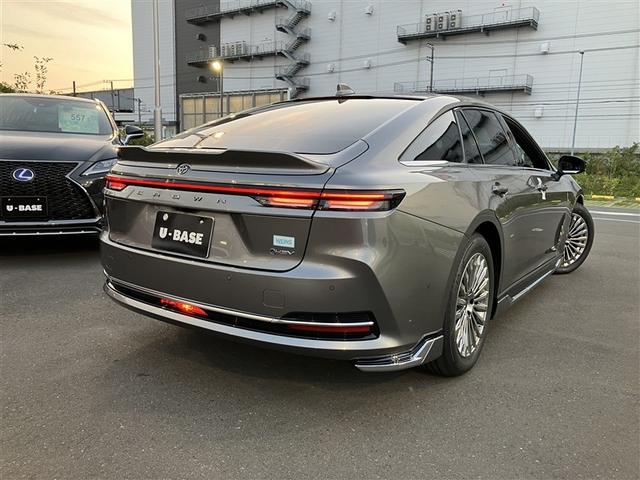 クラウン セダンＨＥＶ　登録済未使用車　モデリスタフルエアロ　大型ＤＡナビ　全周囲＆バックモニター　デジタルインナーミラー　追従型クルコン　前後ドラレコ　１５００Ｗコンセント　非接触スマホ充電　ＴＦＴ液晶メーター　ＥＴＣ付き（4枚目）