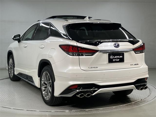 RX RX450h バージョンL 34742キロ 衝突被害軽減ブレーキ ワイドナビ 全周囲&バックモニター リアエンターテイメントシステム 追従型クルコン フルエアロ 大型ムーンルーフ 白革エアシート&ヒーター ドラレコ ETC2.0(4枚目)