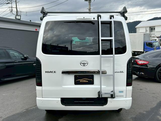ハイエースバン スーパーGL ダークプライムII ワンオーナー 純正ナビ フルセグTV ETC パノラミックビューモニター デジタルインナーミラー 社外LEDテール(純正有) リヤラダールーフキャリア レザー調シートカバー 取説 新車保証書 スペキー(7枚目)