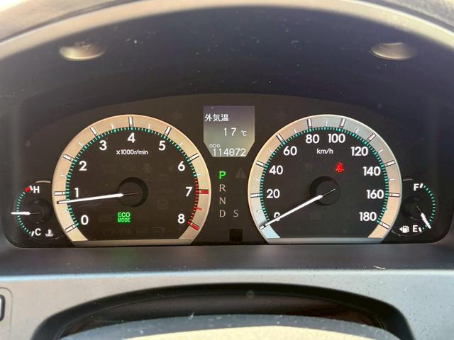 クラウンマジェスタ Gタイプ 本革シート サンルーフ 純正ナビ モデリスタフルエアロ 社外マフラー Bカメラ TV ウッドコンビステアリング シートヒーター シートベンチレーション ETC レーダークルコン カード型スペアキー(18枚目)