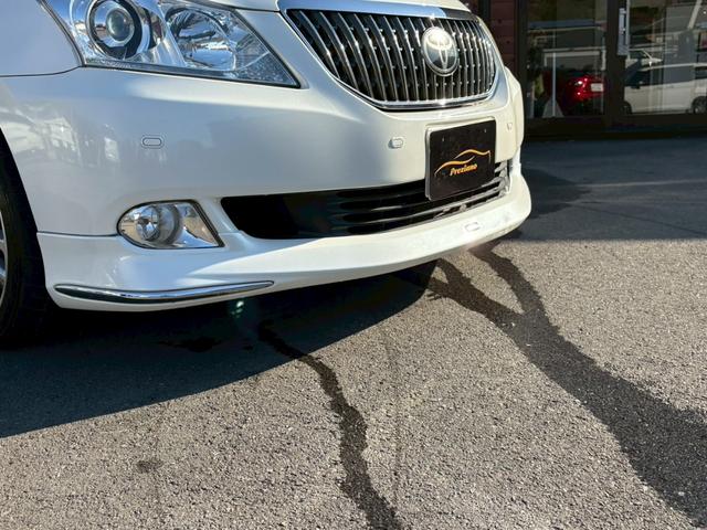 クラウンマジェスタ Gタイプ 本革シート サンルーフ 純正ナビ モデリスタフルエアロ 社外マフラー Bカメラ TV ウッドコンビステアリング シートヒーター シートベンチレーション ETC レーダークルコン カード型スペアキー(40枚目)