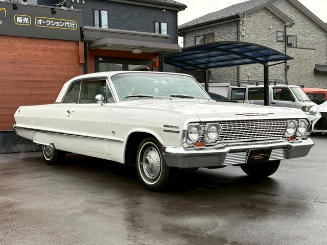 シボレーインパラ 　１９６３年モデル　外装オリジナル　ハイドロなし　クーペ　ビンテージエアー　ダコタメーター　デーモンキャブレター　車検令和９年６月　ＥＴＣ（3枚目）