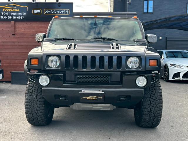 ハマーH2 タイプG 三井物産新車並行車 レザーシート サンルーフ BOSEサウンド バックモニター TV ETC ヒッチメンバー ランチョショックアブソーバー 社外マフラー 社外22インチアルミホイール 保証書 スペア(2枚目)