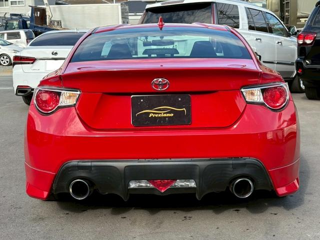 86 GT 車検令和9年8月 F.S.Rモデリスタエアロパーツ TRUST GReddyマフラー WORK EMOTION18AW CUSCO車高調 トランクスポイラー ナビ TV ETC 取説・保証書・スペア有(7枚目)