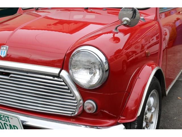 ＭＩＮＩ パークレーン　限定車　４速マニュアル　ディーラー車　フェンダーミラー　モトリタステアリング　クーラー　１２インチアルミホイール　センターマフラー　ＳＵキャブレター（29枚目）