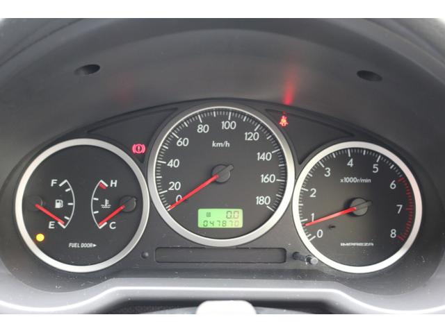 インプレッサスポーツワゴン 15i 5速マニュアル 走行距離48000キロ EJ15水平対向エンジン キーレス スペアキー ETC オートエアコン 純正15インチアルミ 鷹目インプ アクアブルーメタリック フォグランプ ルーフスポイラー(14枚目)