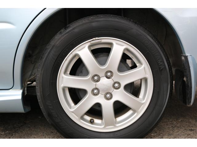 インプレッサスポーツワゴン 15i 5速マニュアル 走行距離48000キロ EJ15水平対向エンジン キーレス スペアキー ETC オートエアコン 純正15インチアルミ 鷹目インプ アクアブルーメタリック フォグランプ ルーフスポイラー(34枚目)