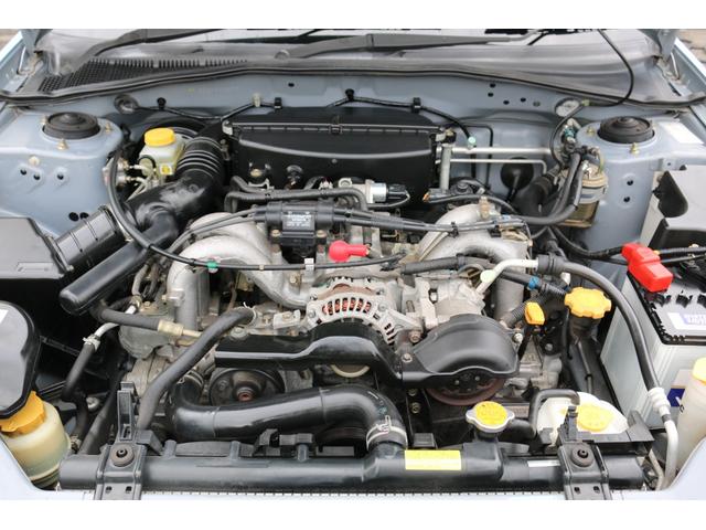インプレッサスポーツワゴン 15i 5速マニュアル 走行距離48000キロ EJ15水平対向エンジン キーレス スペアキー ETC オートエアコン 純正15インチアルミ 鷹目インプ アクアブルーメタリック フォグランプ ルーフスポイラー(35枚目)