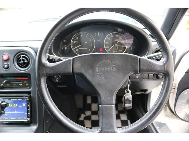 ユーノスロードスター スペシャルパッケージ ハードトップ 幌あり タイミングベルト交換済み ETC 純正14インチアルミ 社外キーレス 社外オーディオ フロアオートマ リトラ NA8C 修復歴無し(15枚目)