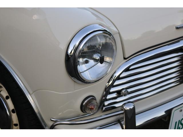MINI クーパー1.3 キャブクーパー MK1仕様 4速マニュアル 1300cc SUキャブ  10インチアルミ ハイローキット コイルサス センターメーター センターマフラー フェンダーミラー ディーラー車 修復歴無(28枚目)