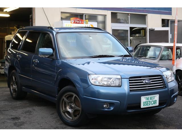 フォレスター 2.0XS 5速マニュアル 4WD キーレス EJ20水平対向エンジン ETC 社外16インチアルミ オートエアコン 走行距離3万キロ ルーフレール 運転席パワーシート ニューポートブルーパール(3枚目)