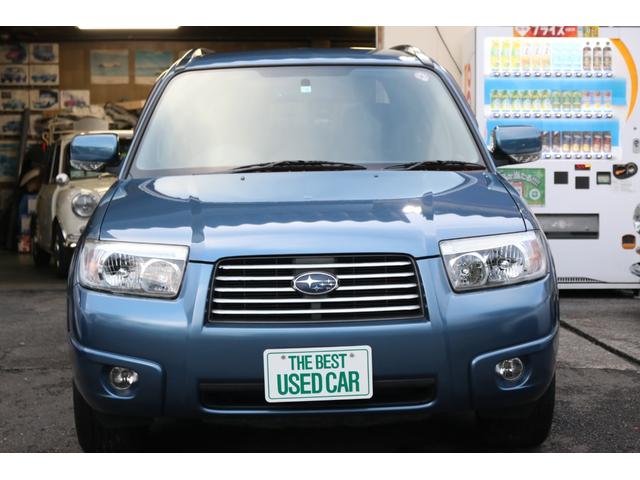 フォレスター 2.0XS 5速マニュアル 4WD キーレス EJ20水平対向エンジン ETC 社外16インチアルミ オートエアコン 走行距離3万キロ ルーフレール 運転席パワーシート ニューポートブルーパール(4枚目)