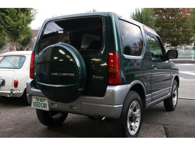 ジムニー ランドベンチャー　５速マニュアル　走行距離３５０００キロ　キーレス　４ＷＤ　ハーフレザーシート　タイミングチェーン　１６インチアルミ　グローブグリーン（5枚目）