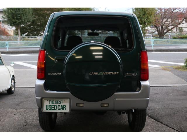 ジムニー ランドベンチャー　５速マニュアル　走行距離３５０００キロ　キーレス　４ＷＤ　ハーフレザーシート　タイミングチェーン　１６インチアルミ　グローブグリーン（7枚目）