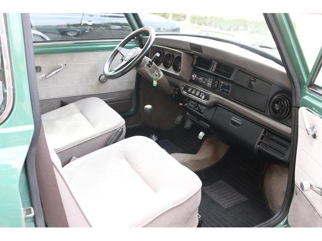 MINI 左ハンドル 4速マニュアル キャブレター ディーラー車 99X ハイローキット 10インチアルミ フェンダーミラー アーモンドグリーン(11枚目)