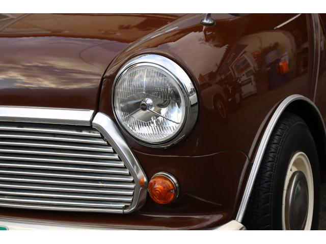 MINI 4速マニュアル 1000ccキャブ SUキャブ センターメーター 10インチアルミ モトリタステアリング ハイローキット フェンダーミラー ディーラー車 修復歴無(26枚目)