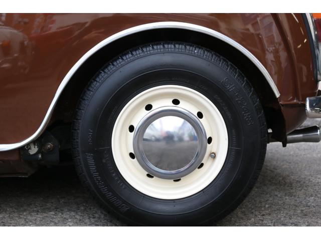 MINI 4速マニュアル 1000ccキャブ SUキャブ センターメーター 10インチアルミ モトリタステアリング ハイローキット フェンダーミラー ディーラー車 修復歴無(28枚目)