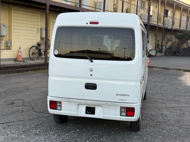エブリイ PC 車検2年間 4速AT キーレス デュアルカメラブレーキサポート オーバーヘッドレス ドライブレコーダー前後(4枚目)
