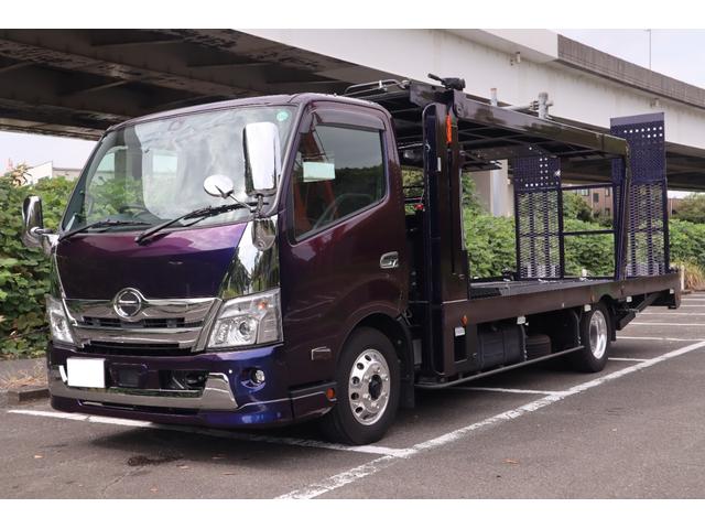 デュトロ 　積載車　日新工業　２台積み　ミッドナイトパープルＩＩＩ　アルミホイール　メッキグリル　メッキカバー（2枚目）