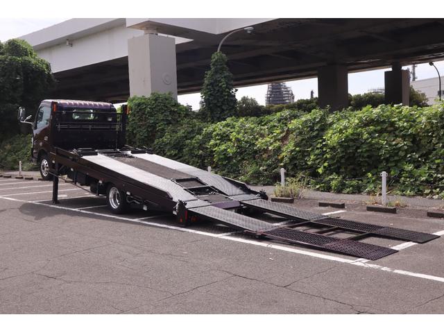 デュトロ 　積載車　日新工業　２台積み　ミッドナイトパープルＩＩＩ　アルミホイール　メッキグリル　メッキカバー（8枚目）
