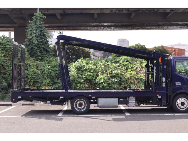 デュトロ 　積載車　日新工業　２台積み　ミッドナイトパープルＩＩＩ　アルミホイール　メッキグリル　メッキカバー（18枚目）