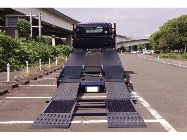 デュトロ 　積載車　日新工業　２台積み　ミッドナイトパープルＩＩＩ　アルミホイール　メッキグリル　メッキカバー（22枚目）