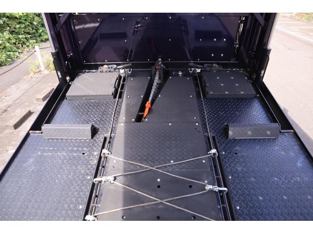 デュトロ 　積載車　日新工業　２台積み　ミッドナイトパープルＩＩＩ　アルミホイール　メッキグリル　メッキカバー（33枚目）