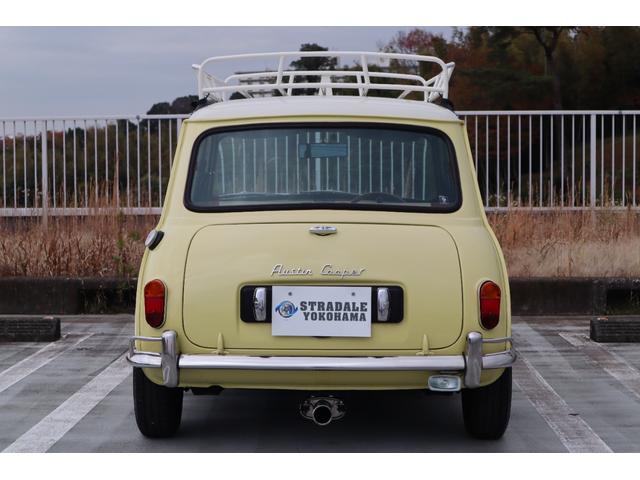 MINI 1.3 Mk1(マーク1)仕様 10インチホイール センターメーター ルーフキャリア モトリタステア フェンダーミラー センターマフラー(4枚目)