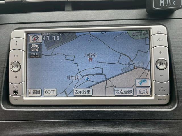 プリウス Ｓ　ナビ　Ｂカメラ　ステアリングスイッチ　ＬＥＤルームランプ　　ＥＴＣ　１５ＡＷ　フォグランプ　コーナーポール（20枚目）