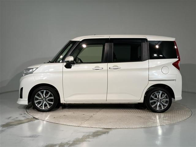 ルーミー カスタムG-T 助手席エアバック 両側オートスライドドア スマートキープッシュスタート LEDライト 1オーナー 横滑り防止機能 クルコン 点検記録簿 アルミホイール キーレス DVD ドラレコ ナビ&TV ABS(2枚目)