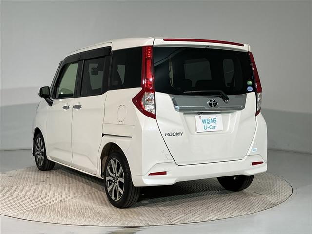 ルーミー カスタムG-T 助手席エアバック 両側オートスライドドア スマートキープッシュスタート LEDライト 1オーナー 横滑り防止機能 クルコン 点検記録簿 アルミホイール キーレス DVD ドラレコ ナビ&TV ABS(4枚目)