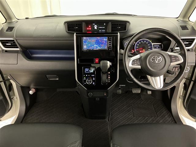 ルーミー カスタムG-T 助手席エアバック 両側オートスライドドア スマートキープッシュスタート LEDライト 1オーナー 横滑り防止機能 クルコン 点検記録簿 アルミホイール キーレス DVD ドラレコ ナビ&TV ABS(5枚目)