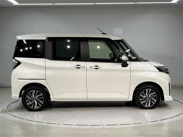 ルーミー カスタムG アイドリング 両側電動SD LEDヘット バックビューモニター 衝突回避ブレーキ 地デジ スマートキー メモリナビ クルーズコントロール 点検記録簿 DVD ETC 1オーナー オートエアコン ABS(3枚目)