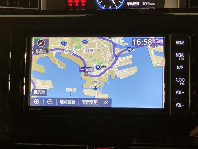 ルーミー カスタムG アイドリング 両側電動SD LEDヘット バックビューモニター 衝突回避ブレーキ 地デジ スマートキー メモリナビ クルーズコントロール 点検記録簿 DVD ETC 1オーナー オートエアコン ABS(6枚目)