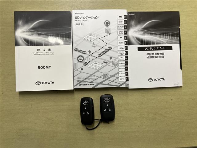 ルーミー カスタムG アイドリング 両側電動SD LEDヘット バックビューモニター 衝突回避ブレーキ 地デジ スマートキー メモリナビ クルーズコントロール 点検記録簿 DVD ETC 1オーナー オートエアコン ABS(21枚目)