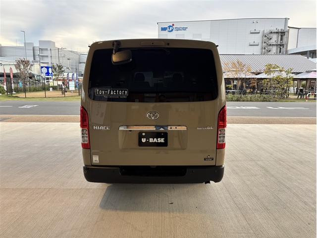 ハイエースバン ロングスーパーGL リアカメラ SRS ダブルエアバッグ Wエアコン 横滑り防止装置付 1オーナー 盗難防止機能 キーレス スマートエントリー DVD視聴可 エアコン パワステ ナビTV ETC ABS メモリーナビ(6枚目)