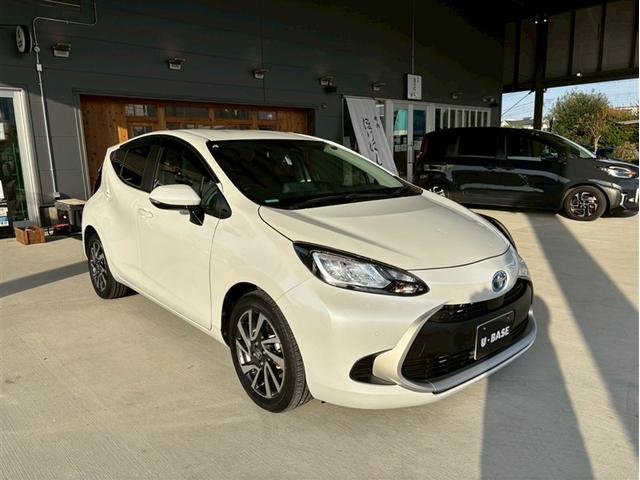 アクア G ワンオーナ VSC アルミ 衝突軽減ブレーキ メモリナビ バックモニター LED クルーズコントロール スマートキー ETC車載器 AC100V フルセグTV ナビTV パワーウィンドウ DVD再生(3枚目)