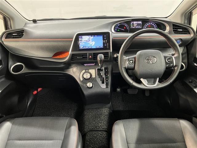 シエンタ ハイブリッドＧ　クエロ　地デジＴＶ　盗難防止　横滑り防止　ＬＥＤライト　スマートキー　ＥＴＣ　１オーナー　バックモニタ　ＤＶＤ　オ－トエアコン　ＡＵＸ　メモリ－ナビ　エアバッグ　３列シート　ナビ＆ＴＶ　ＡＢＳ　ウォークスルー（5枚目）