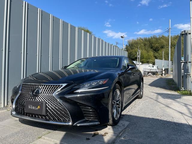 ＬＳ ＬＳ５００　Ｉパッケージ　車検フル　白革シート　ブラック　１９インチ（3枚目）