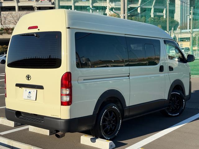 ハイエースバン ロングDX ナローハイルーフ・MC-9・ヨコハマPARADA・Uiビークル追加スタビライザー・コンフォートショックアブソーバー・ジャオスオーバーフェンダー・カロッツェリアナビ・ETC・3人乗り仕様・荷室カスタム(5枚目)