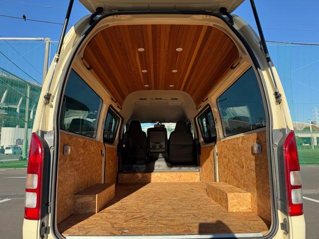 ハイエースバン ロングDX ナローハイルーフ・MC-9・ヨコハマPARADA・Uiビークル追加スタビライザー・コンフォートショックアブソーバー・ジャオスオーバーフェンダー・カロッツェリアナビ・ETC・3人乗り仕様・荷室カスタム(35枚目)