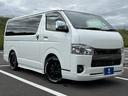 ハイエースバン スーパーGL ダークプライムII ●ダークプライムII●ガソリン2WD●415COBRAエアロ3点装着●バッドフェイスボンネット●後席モニター●アルパインスピーカー●サブウーファー●ミラー型ドラレコ前後●トランポ●キャンプ●職人 中古車画像_3