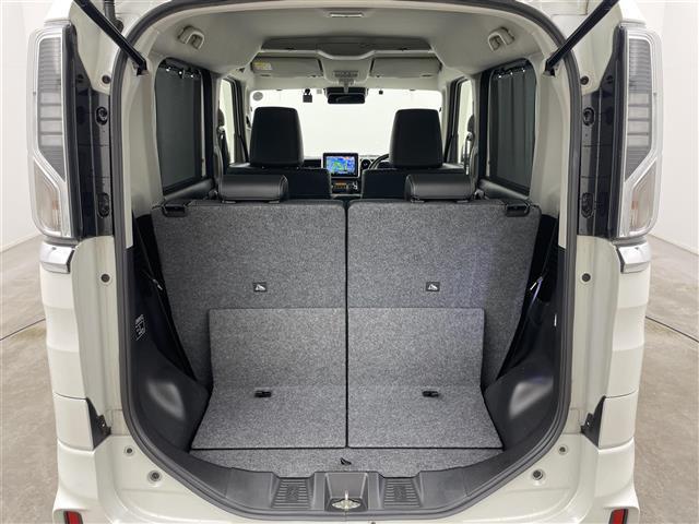 スペーシアカスタム ハイブリッドXSターボ 純正8インチナビ 両側パワスラ コーナーセンサー HUD ETC オートライト フォグランプ 前後ドラレコ ハーフレザーシート シートヒーター パドルシフト 追従クルコン LEDライト ステリモ(14枚目)