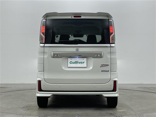 スペーシアカスタム ハイブリッドXSターボ 純正8インチナビ 両側パワスラ コーナーセンサー HUD ETC オートライト フォグランプ 前後ドラレコ ハーフレザーシート シートヒーター パドルシフト 追従クルコン LEDライト ステリモ(18枚目)