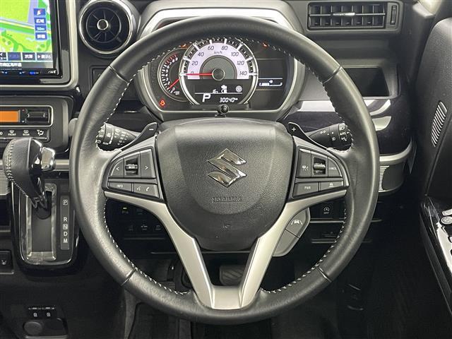 スペーシアカスタム ハイブリッドXSターボ 純正8インチナビ 両側パワスラ コーナーセンサー HUD ETC オートライト フォグランプ 前後ドラレコ ハーフレザーシート シートヒーター パドルシフト 追従クルコン LEDライト ステリモ(27枚目)