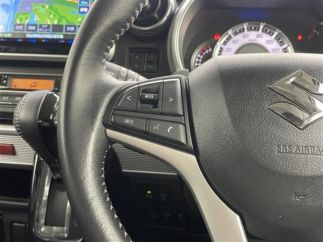 スペーシアカスタム ハイブリッドXSターボ 純正8インチナビ 両側パワスラ コーナーセンサー HUD ETC オートライト フォグランプ 前後ドラレコ ハーフレザーシート シートヒーター パドルシフト 追従クルコン LEDライト ステリモ(28枚目)