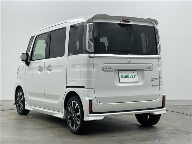 スペーシアカスタム ハイブリッドXSターボ 純正8インチナビ 両側パワスラ コーナーセンサー HUD ETC オートライト フォグランプ 前後ドラレコ ハーフレザーシート シートヒーター パドルシフト 追従クルコン LEDライト ステリモ(60枚目)